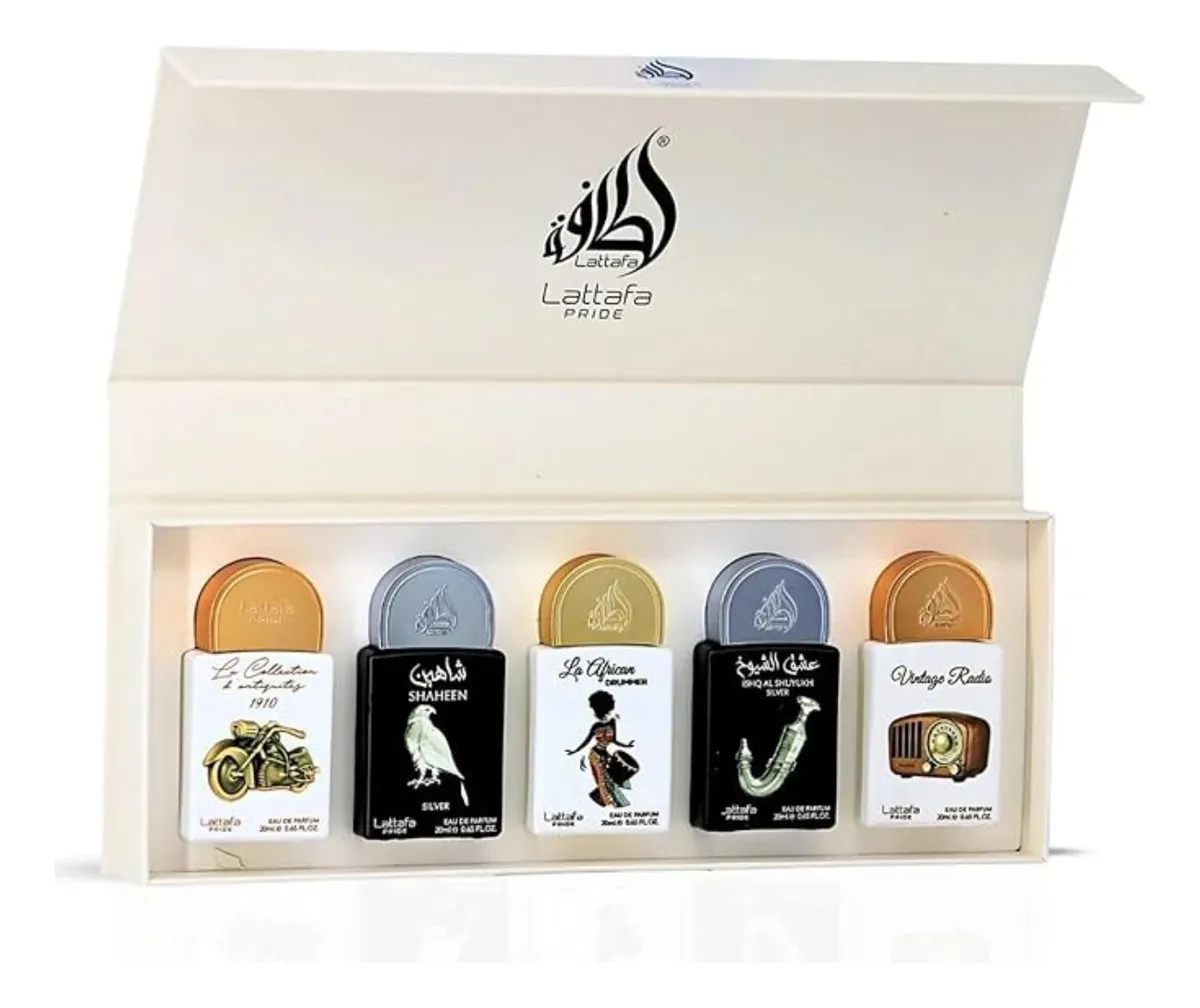 Miniatura 2 de Set B de perfumes 5u x 20ml Pride Lattafa